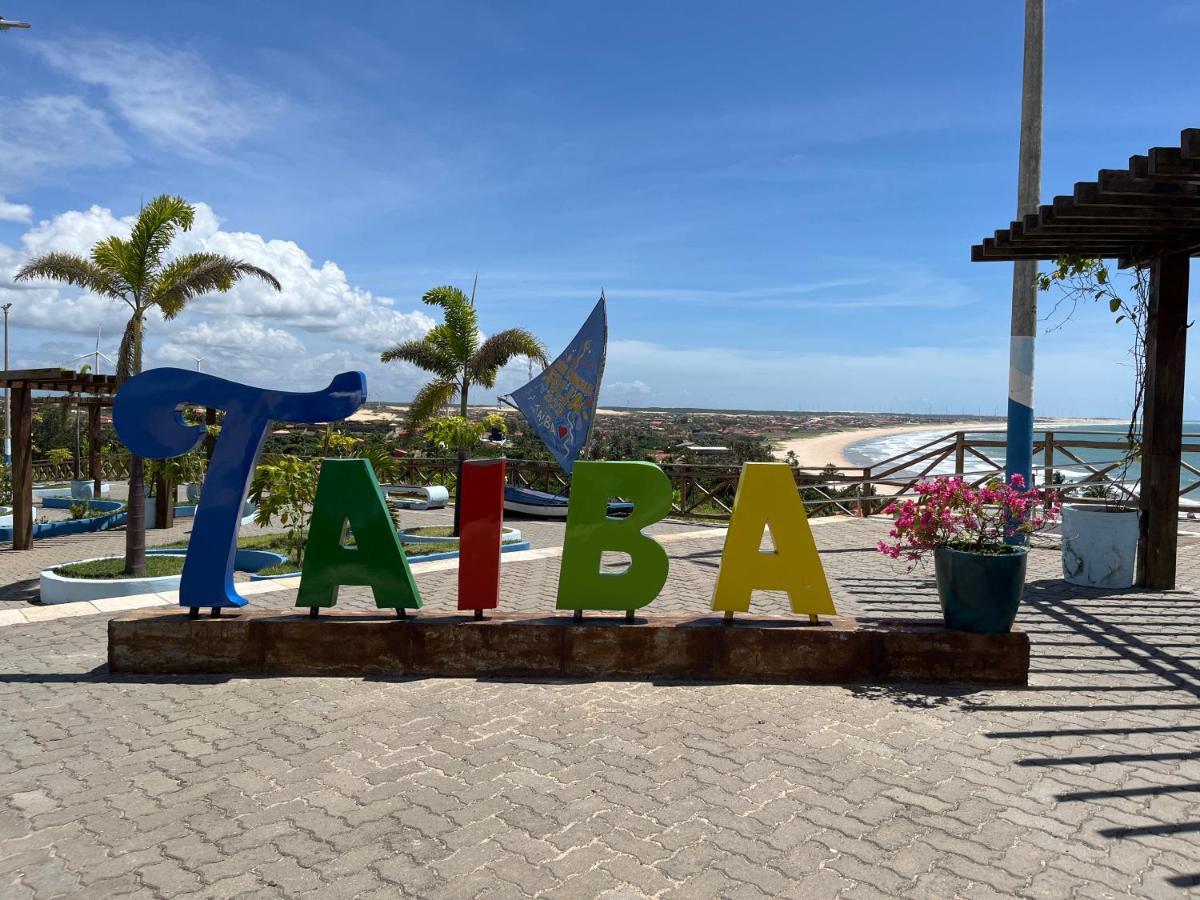 Flat Praia Da Taiba - Com Vista Mar Kültér fotó